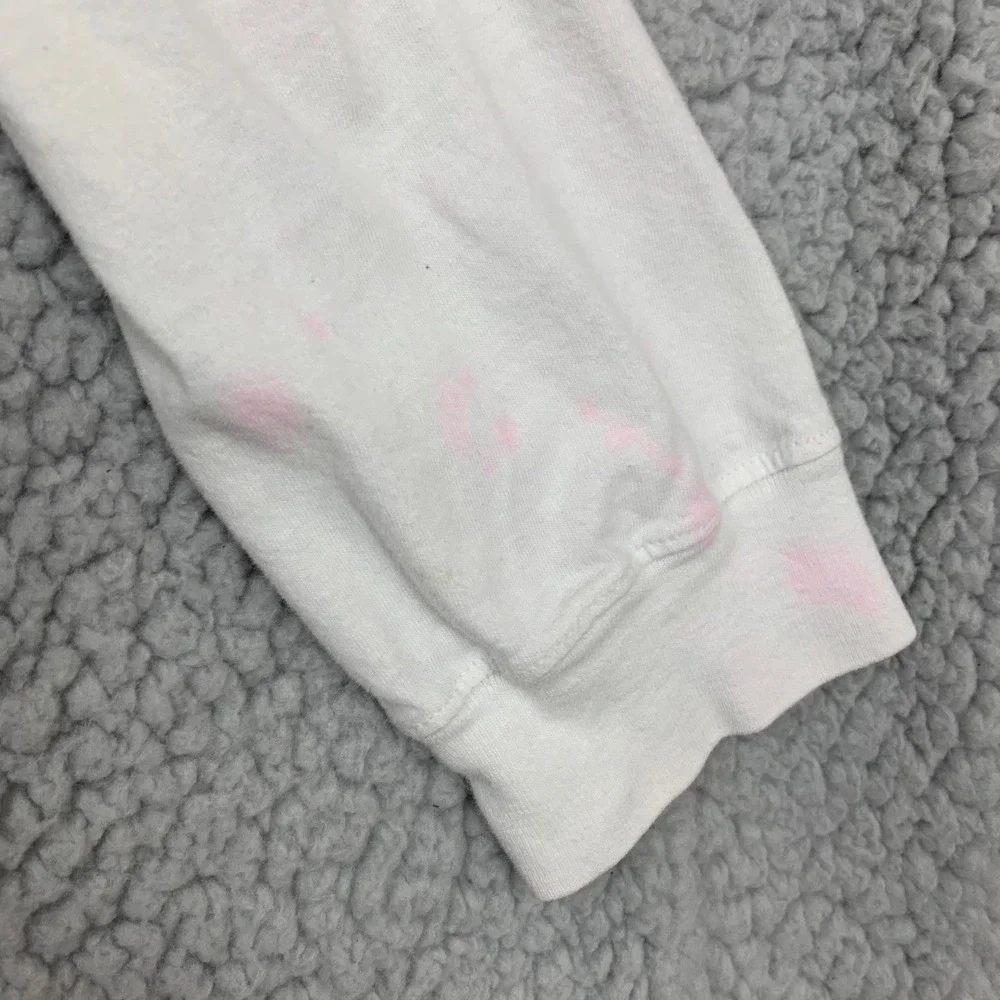 The North Face T-Shirt Mens XL White Long Sleeve Cotton Graphic Logo‎
